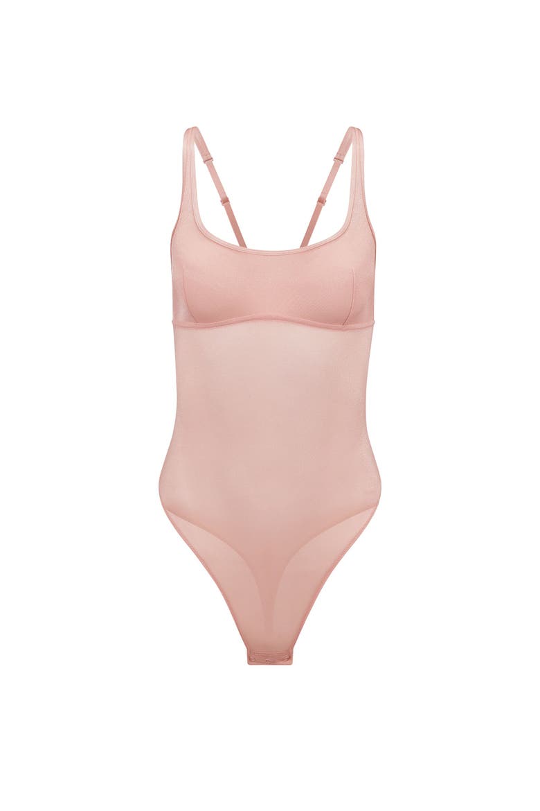 Darby Bodysuit Lingerie, Alternate, color, Medium beige