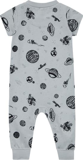 Space Swoosh Short Sleeve Romper