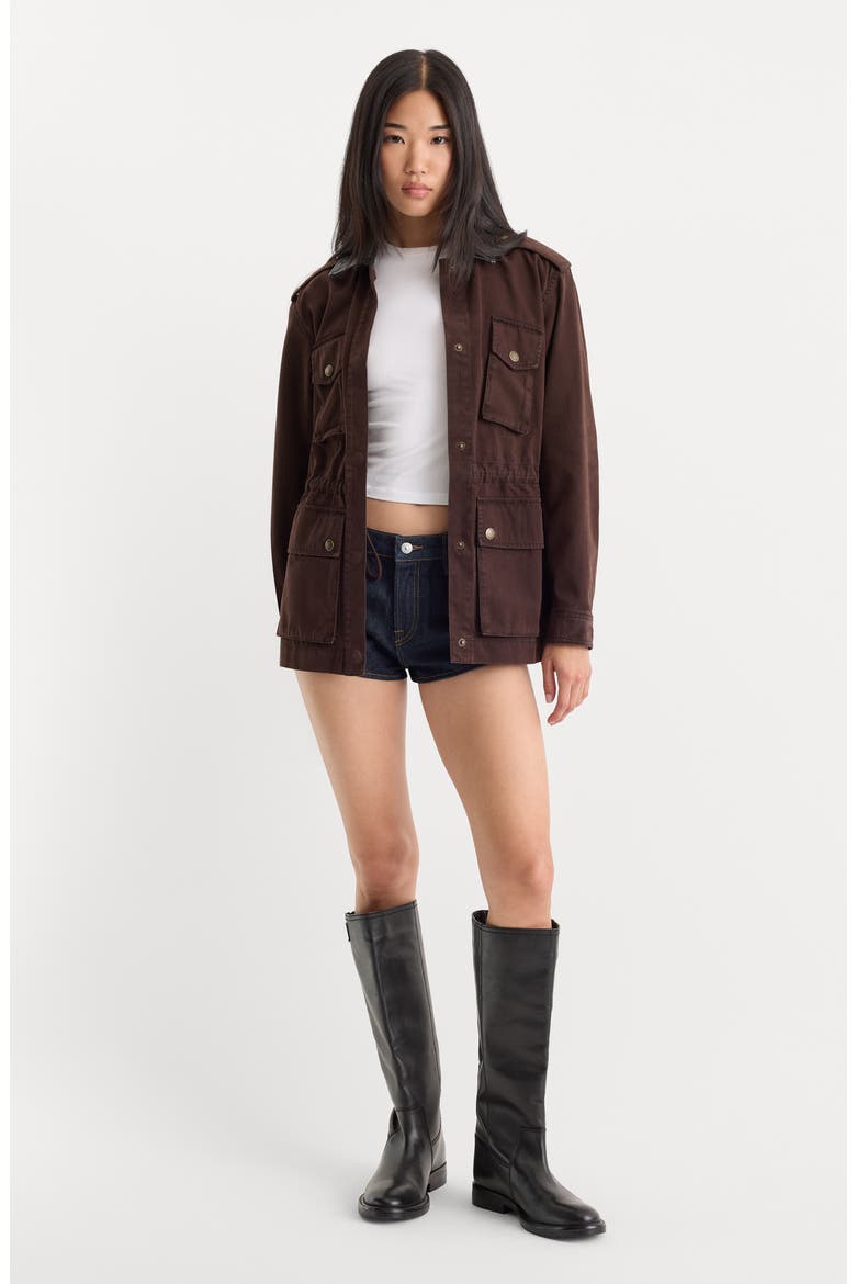 The Field Jacket, Alternate, color, ESPRESSO