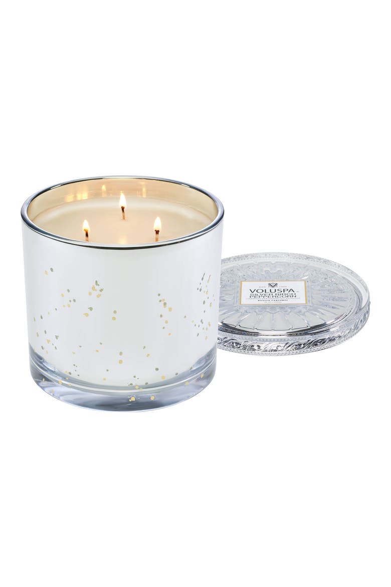 Silver Birch Peppercorn Three-Wick Grande Maison Candle, Main, color, NO COLOR
