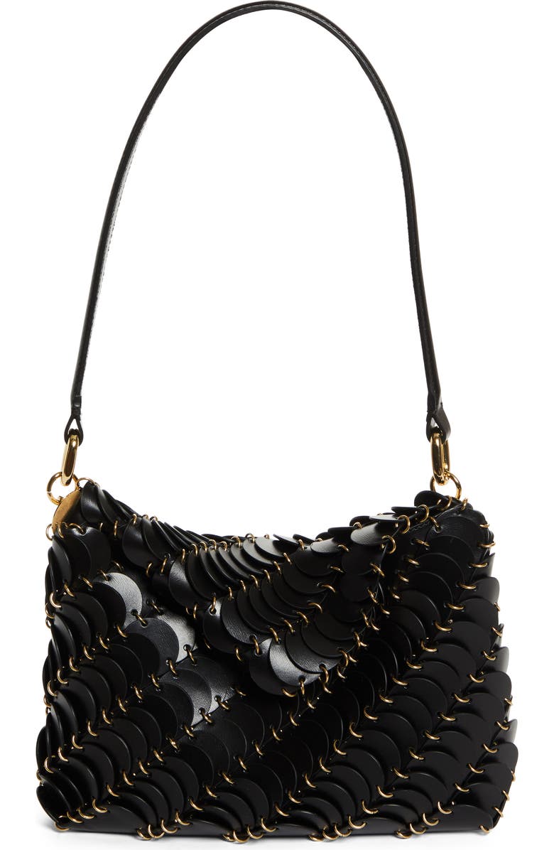 Rabanne Paco Calfskin Shoulder Bag, Main, color,