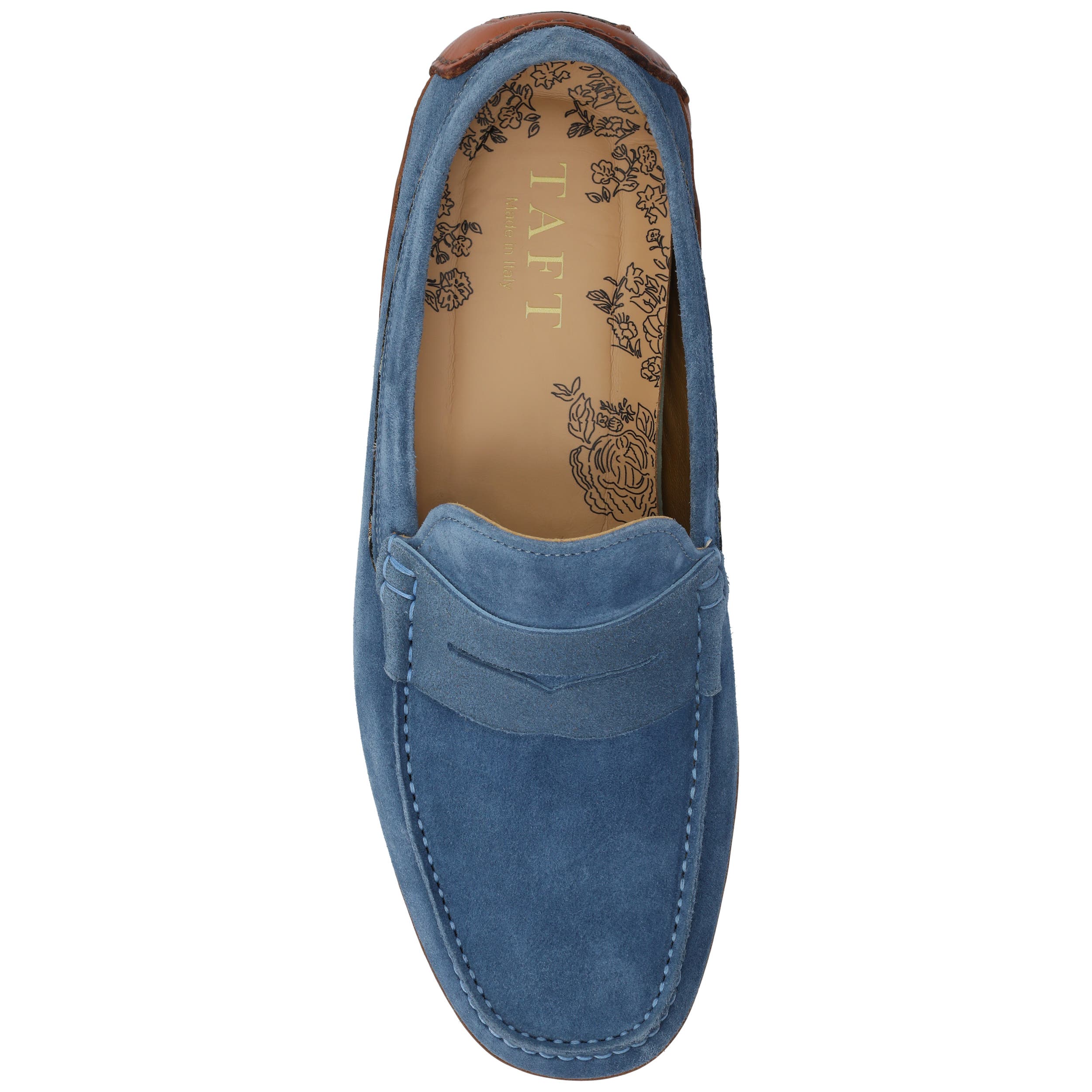 The Luke Driver Moc, Alternate, color, Blue/Suede