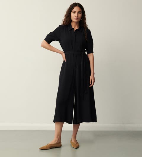 Floralie Wide Leg Cropped Jumpsuit