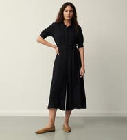 Finery London Floralie Wide Leg Cropped Jumpsuit