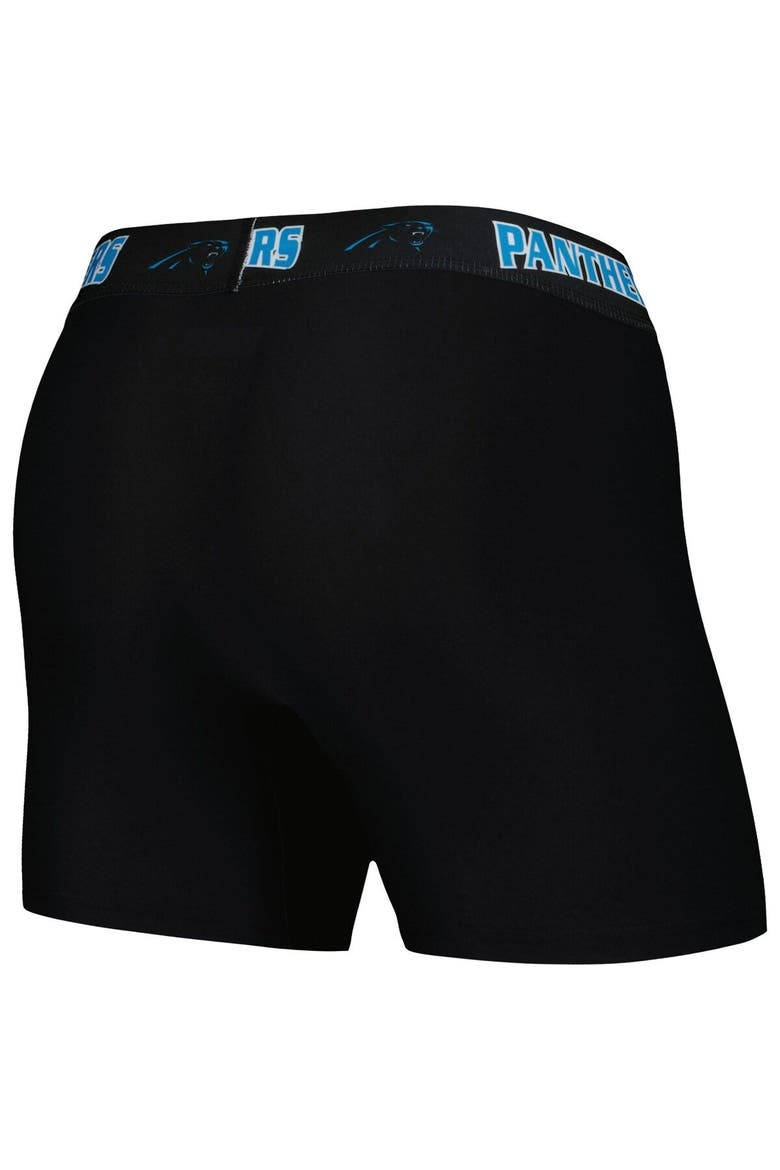 Men's Concepts Sport Black/Blue Carolina Panthers 2-Pack Boxer Briefs Set, Alternate, color, Black