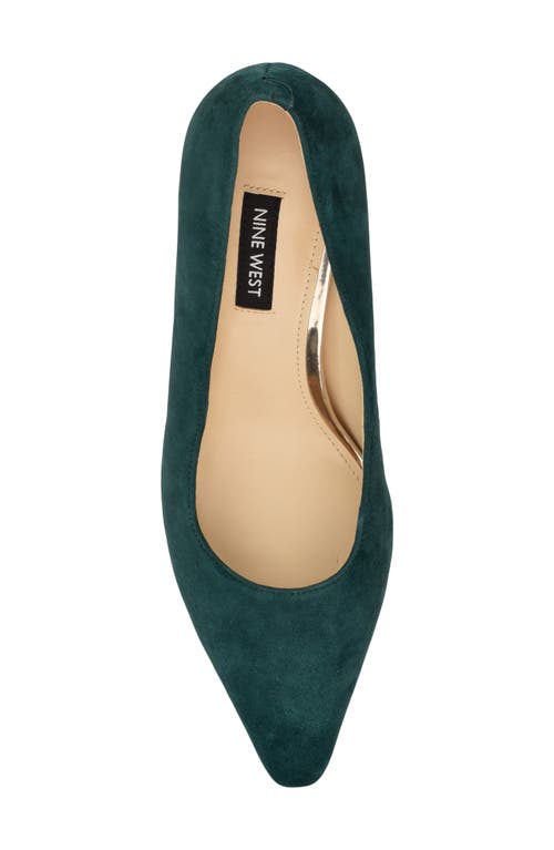 Nine West Monda Pump In Green
