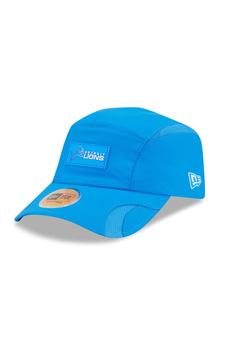 Men's New Era Blue Detroit Lions 2025 Sideline  Runner Adjustable Hat, Main, color, Blue