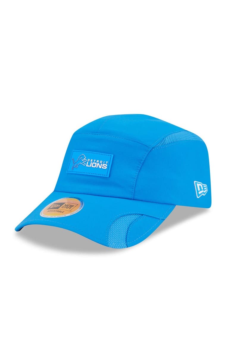 New Era Men's New Era Blue Detroit Lions 2025 Sideline Runner Adjustable Hat, Main, color, Blue