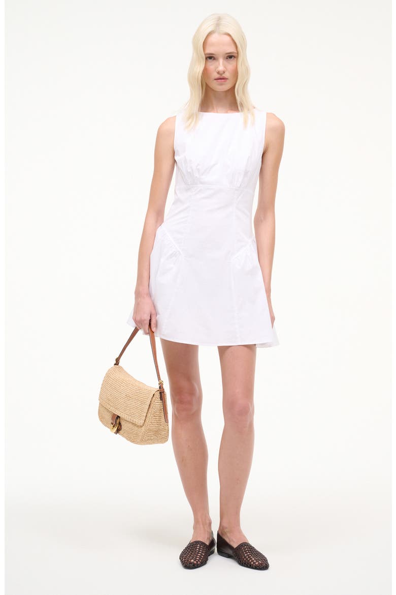 Gwen Minidress, Alternate, color, WHITE