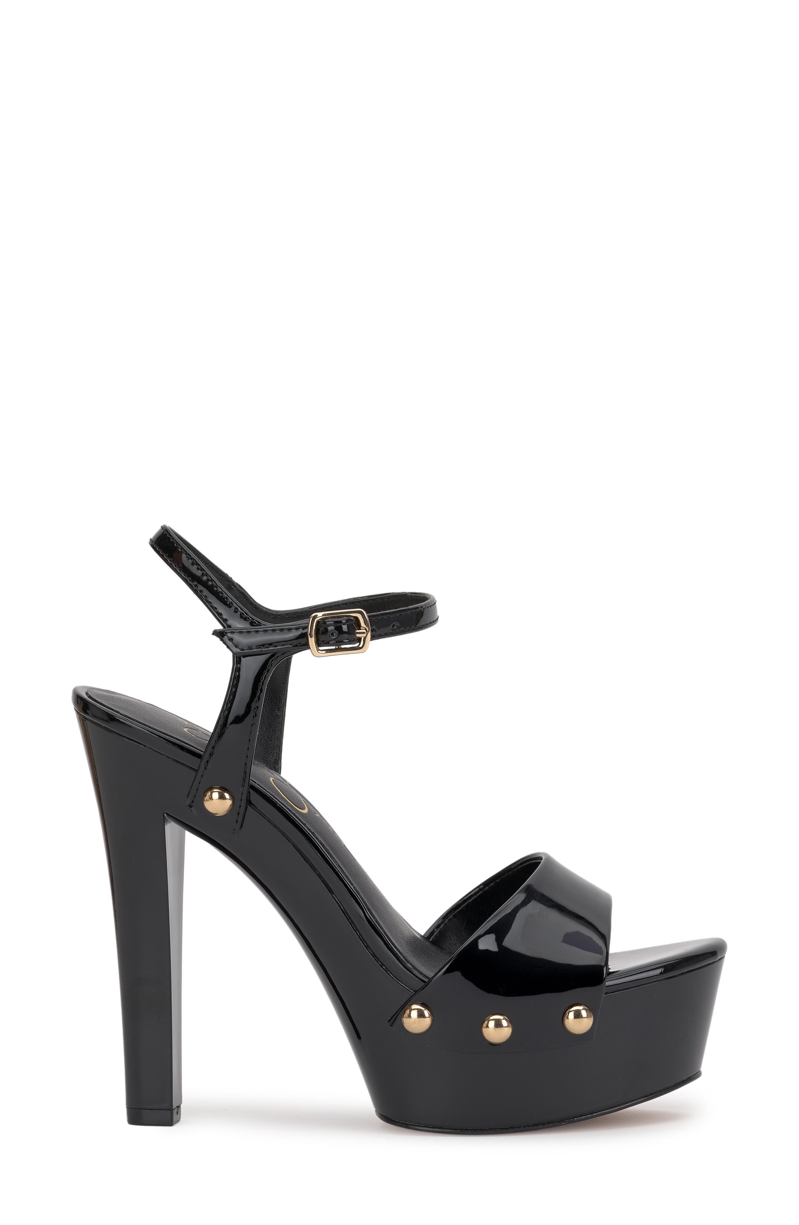 Jessica Simpson Calenta Ankle Strap Platform Sandal, Alternate, color, Black