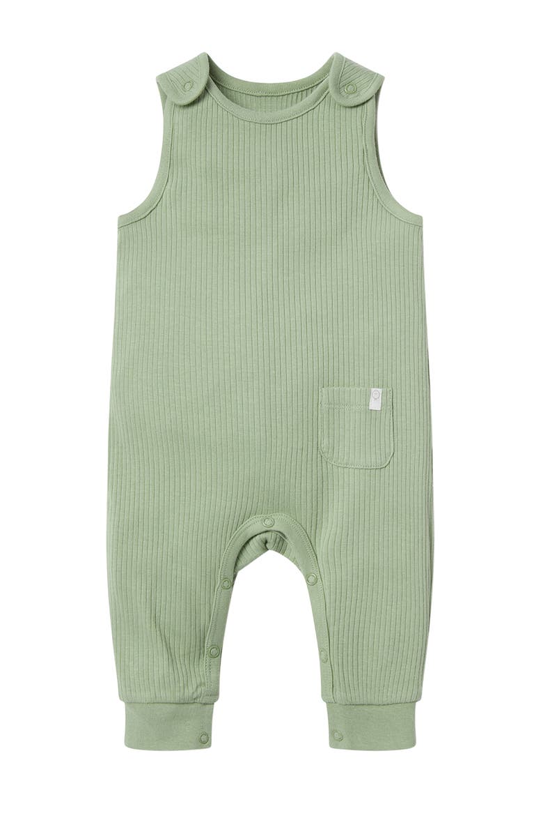 MORI Ribbed Romper, Main, color, Sage