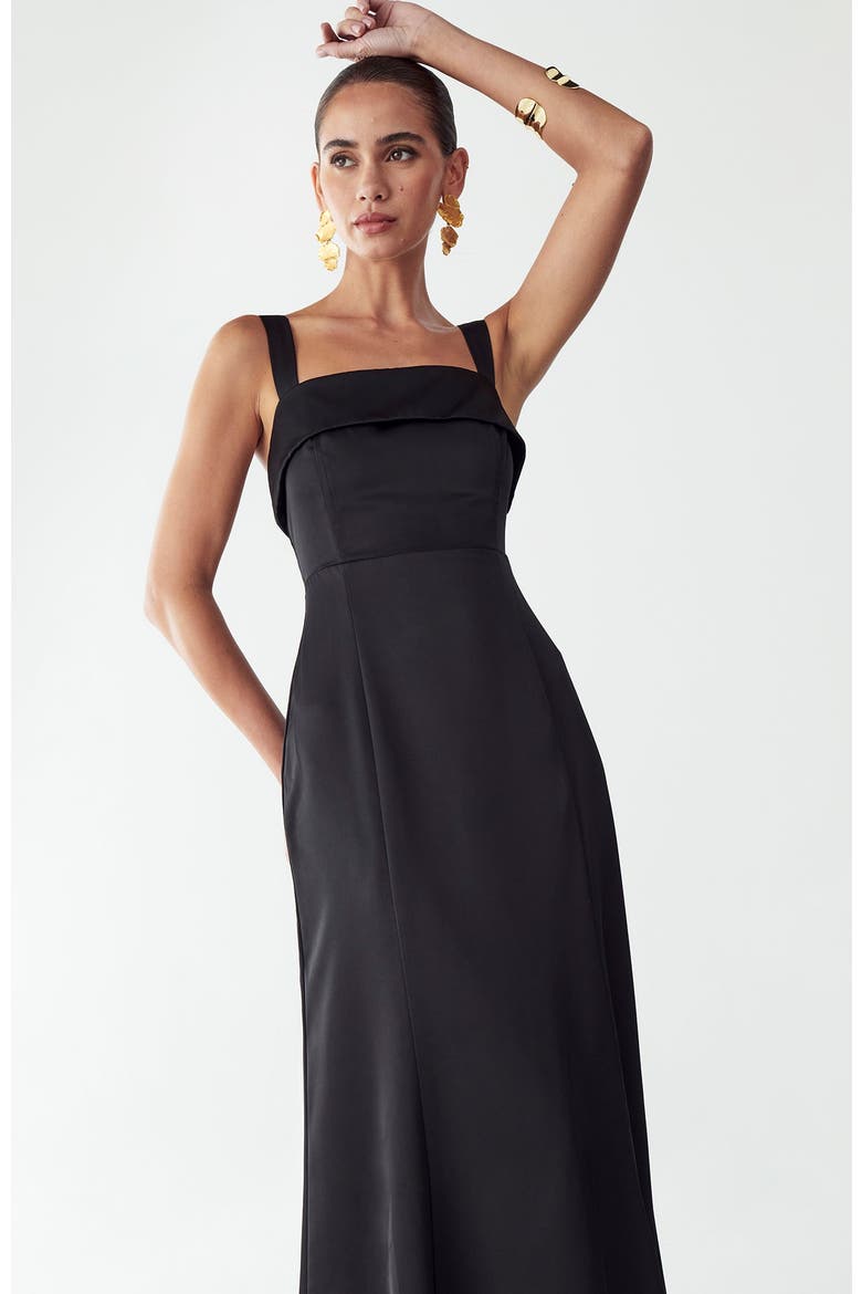 Norfolk Maxi Dress, Alternate, color, Black