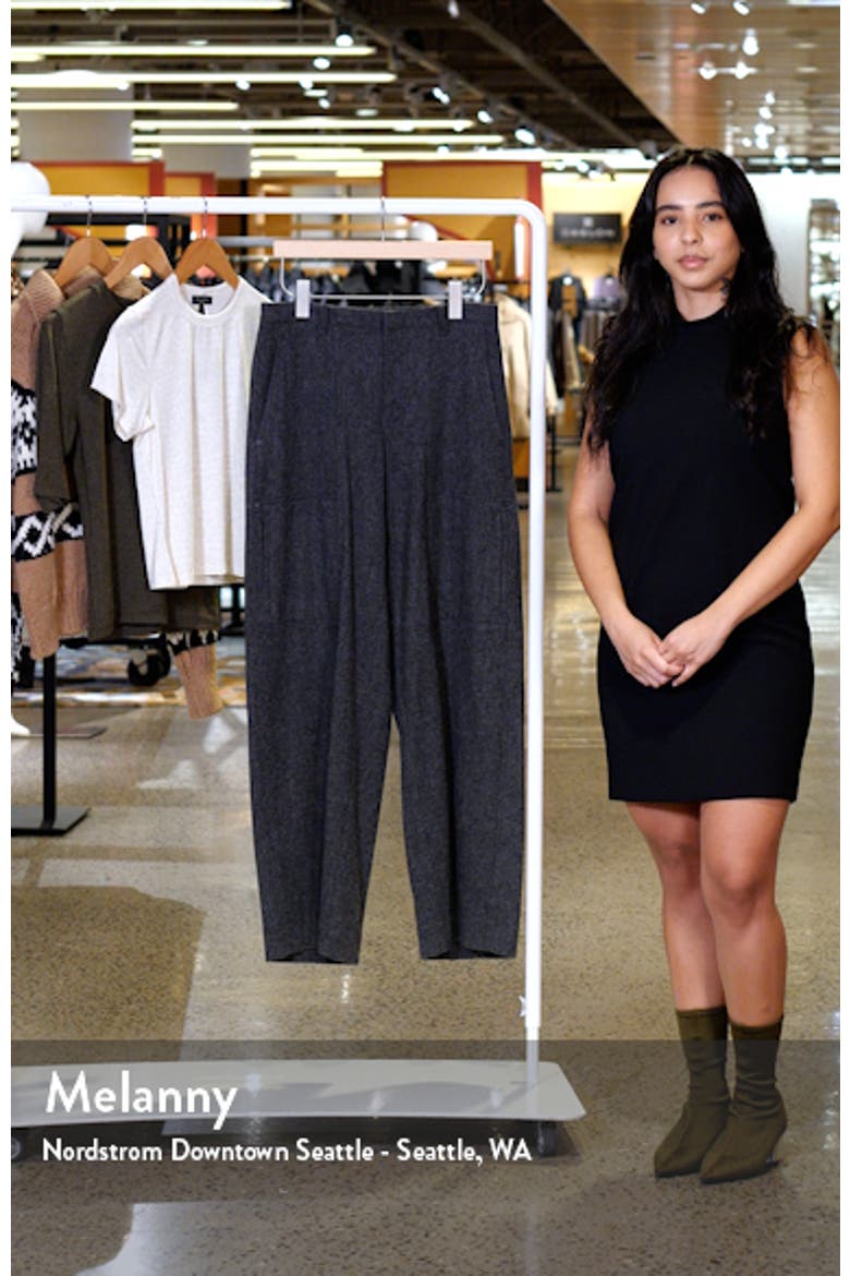 Herringbone Wide Leg Trousers video