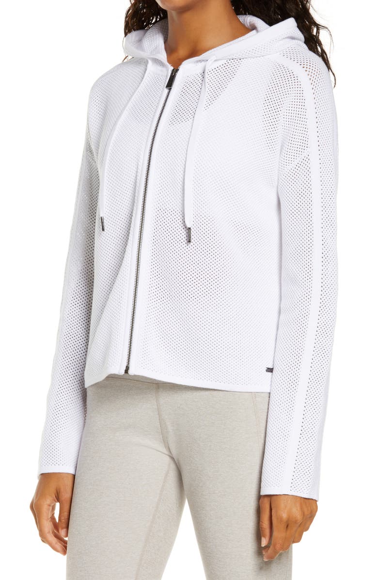 Sweaty Betty Moto Mesh Zip Hoodie, Alternate, color,