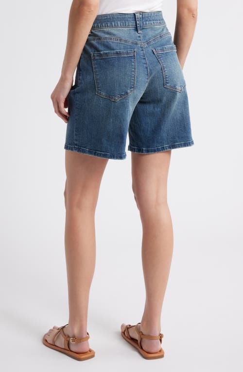 Wit & Wisdom High Waist Relaxed Denim Shorts