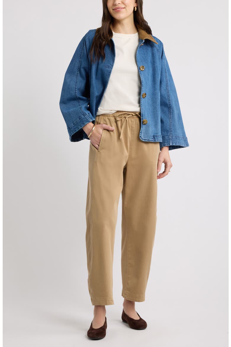 Blouson Sleeve Top, Alternate, color, IVORY PRISTINE