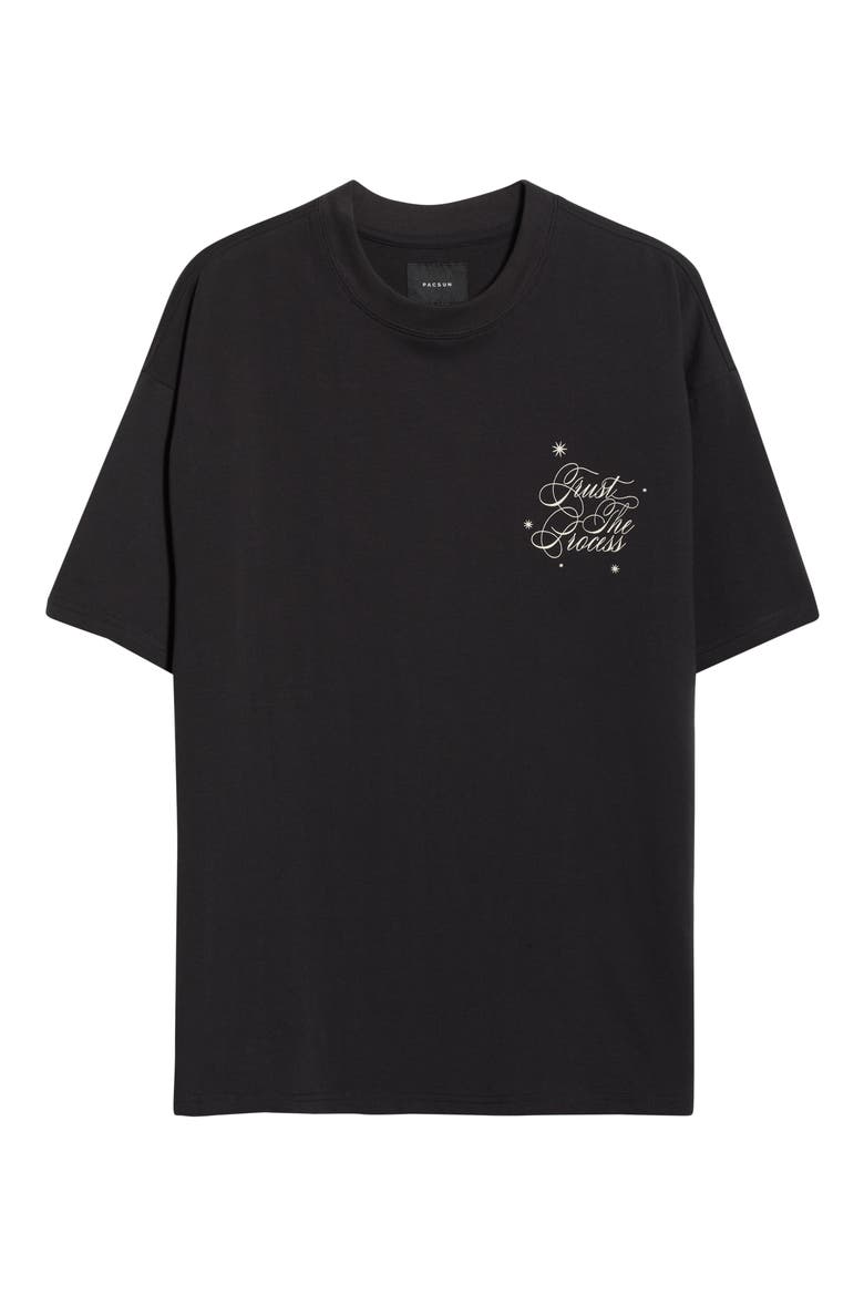 Trust the Process Graphic T-Shirt, Alternate, color, BLACK