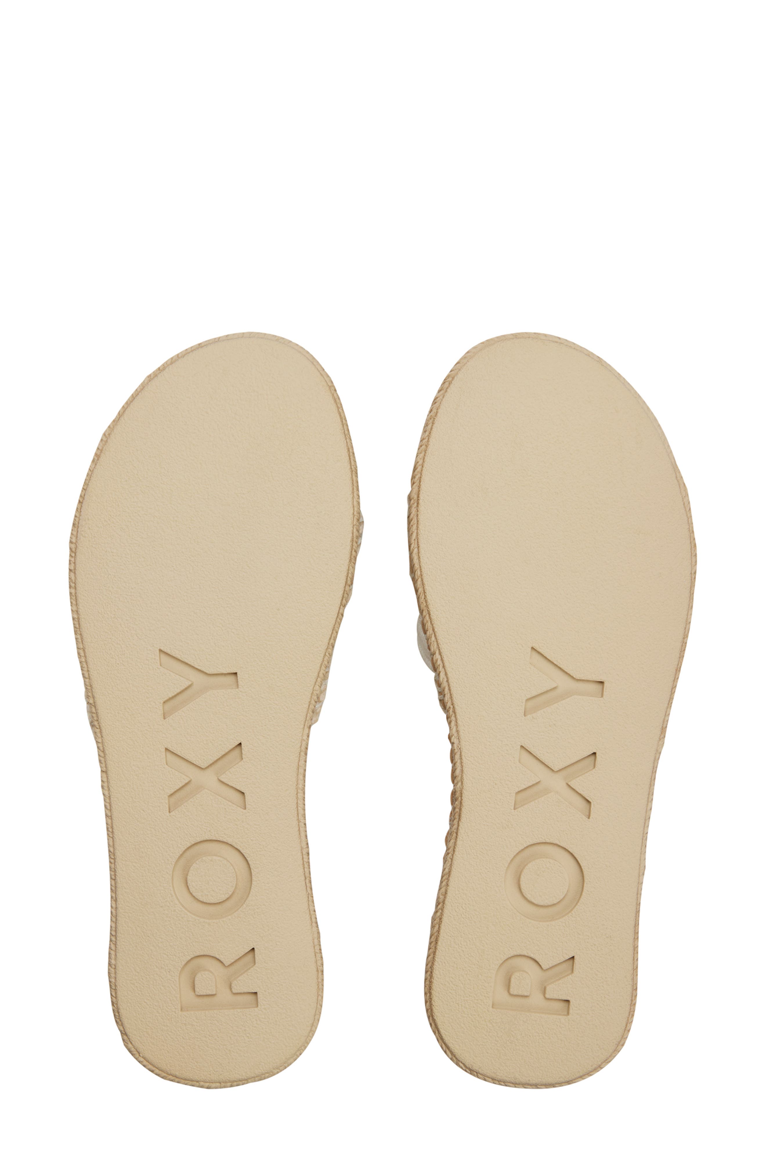 Roxy Shoresoft Slide Sandal, Alternate, color, Other White
