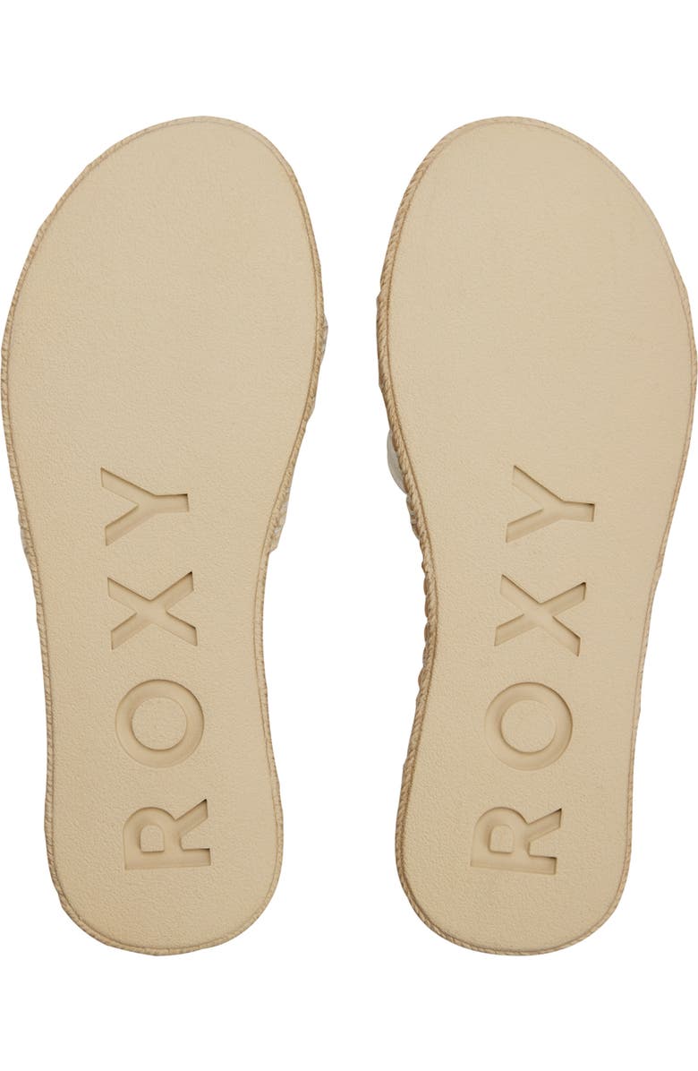 Roxy Shoresoft Slide Sandal, Alternate, color, Other White