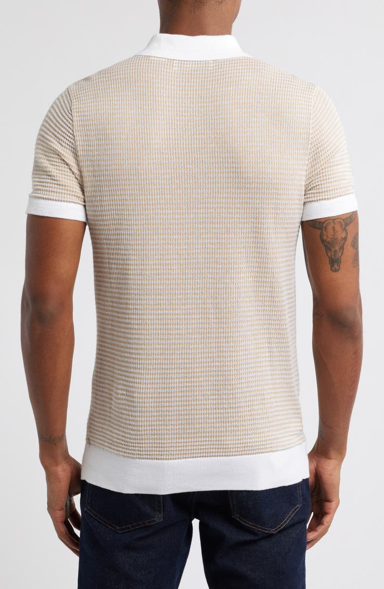 Original Penguin Stripe Cotton Pique Polo, Alternate, color, 