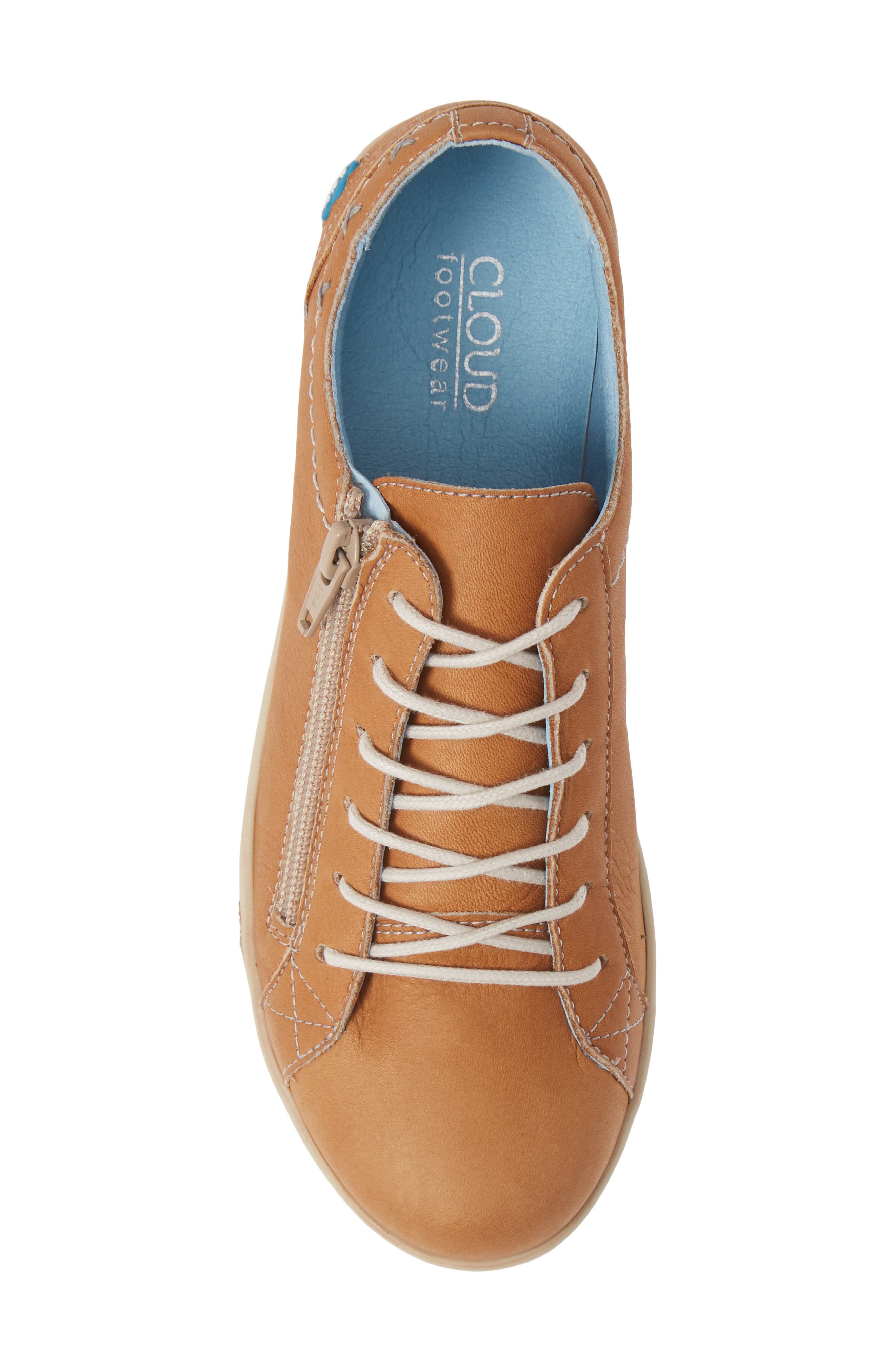 Aika Sneaker, Alternate, color, TAN LEATHER