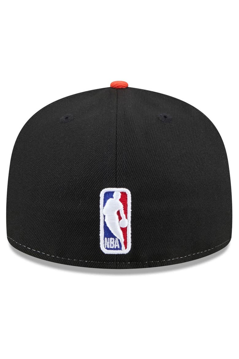 Men's New Era  Black Oklahoma City Thunder 2024/25 City Edition 59FIFTY Fitted Hat, Alternate, color, Black