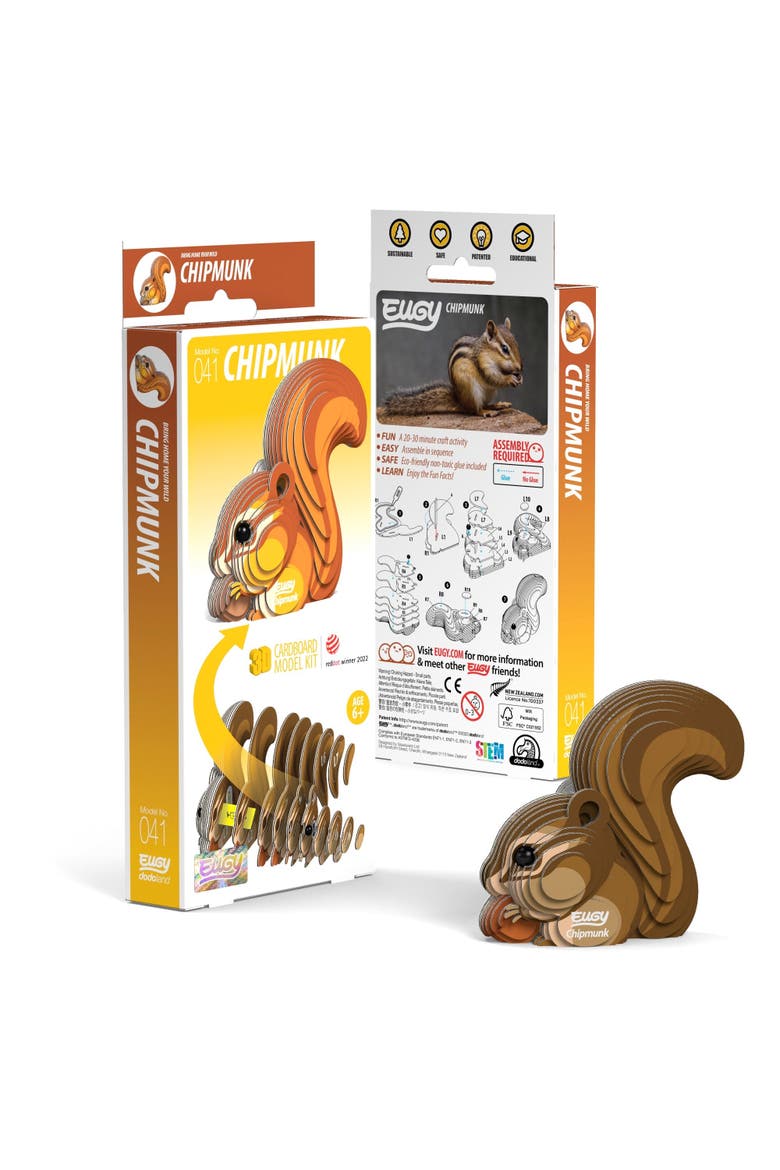 Chipmunk 3D Puzzle, Main, color, No Color
