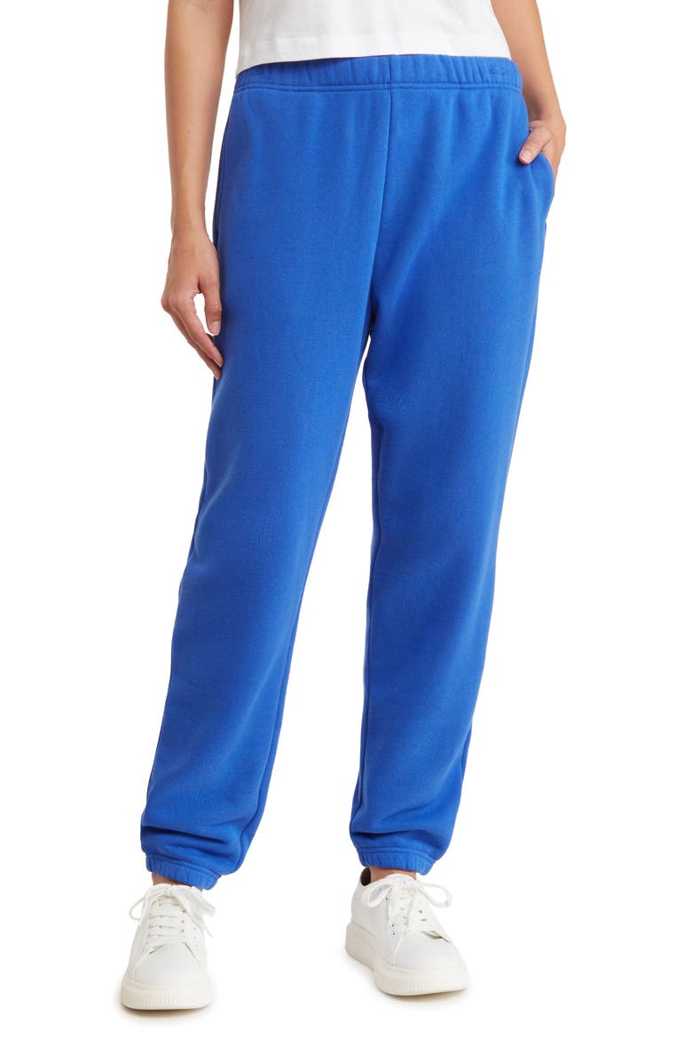 rag & bone French Terry Sweatpants, Main, color, Blue