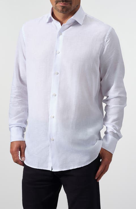 Linen & Tencel Button Up Shirt