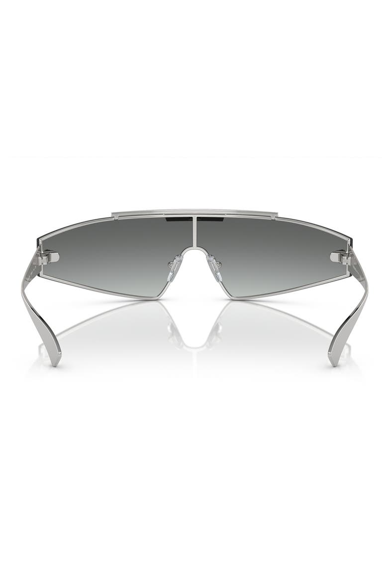 Medusa Horizon 144mm Shield Sunglasses, Alternate, color, SILVER