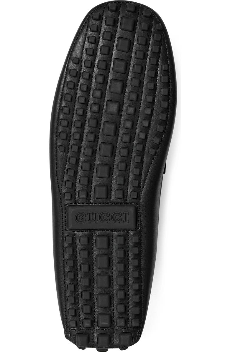 Gucci Interlocking G Leather Driving Shoe, Alternate, color,