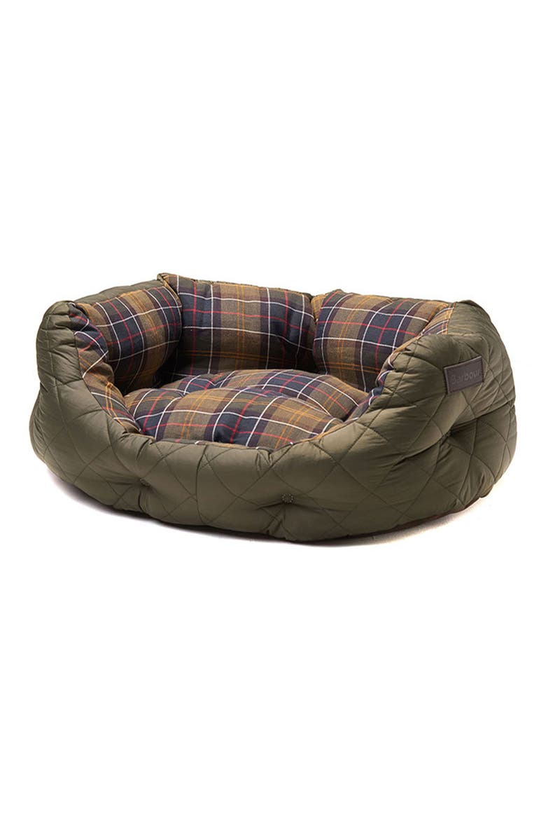 Waxed Cotton Dog Bed, Main, color, Z/DNUCLASSIC/ OLIVE