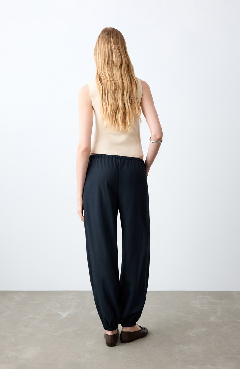 MANGO TEEN Drawstring Balloon Pants, Alternate, color, 