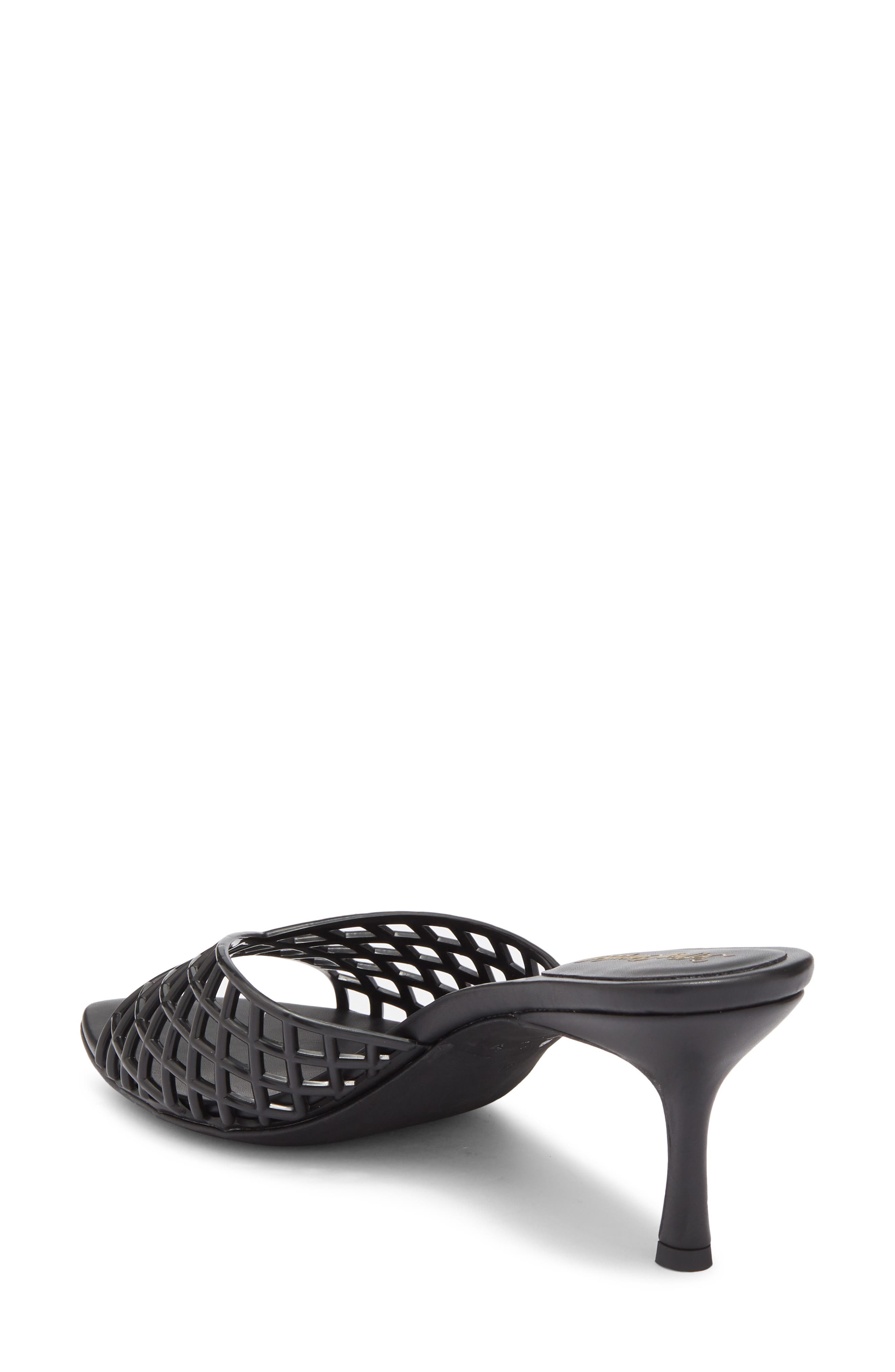 Jeffrey Campbell Seablue Jelly Slide Sandal, Alternate, color, Black