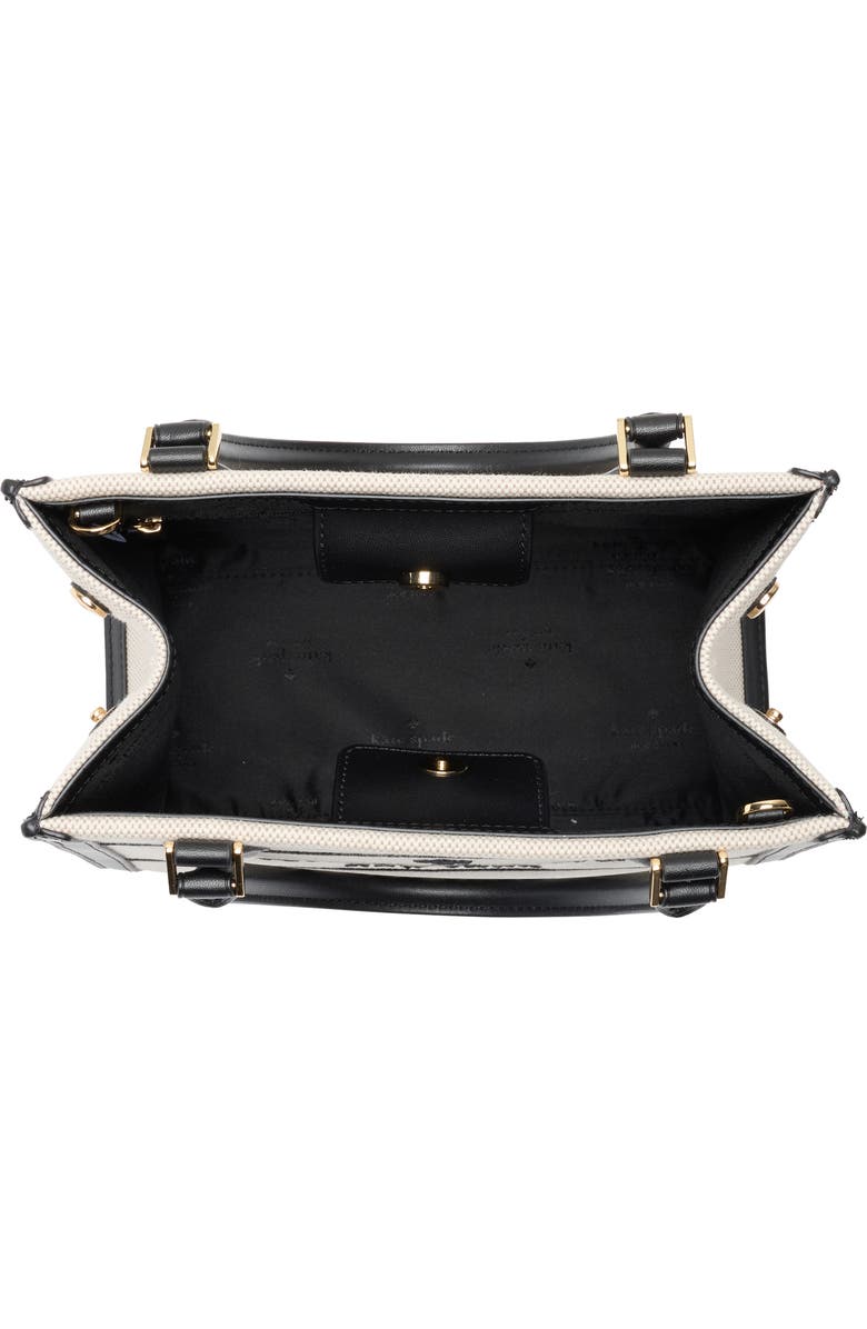 Kate Spade New York ellie small canvas tote bag, Alternate, color, Black Multi