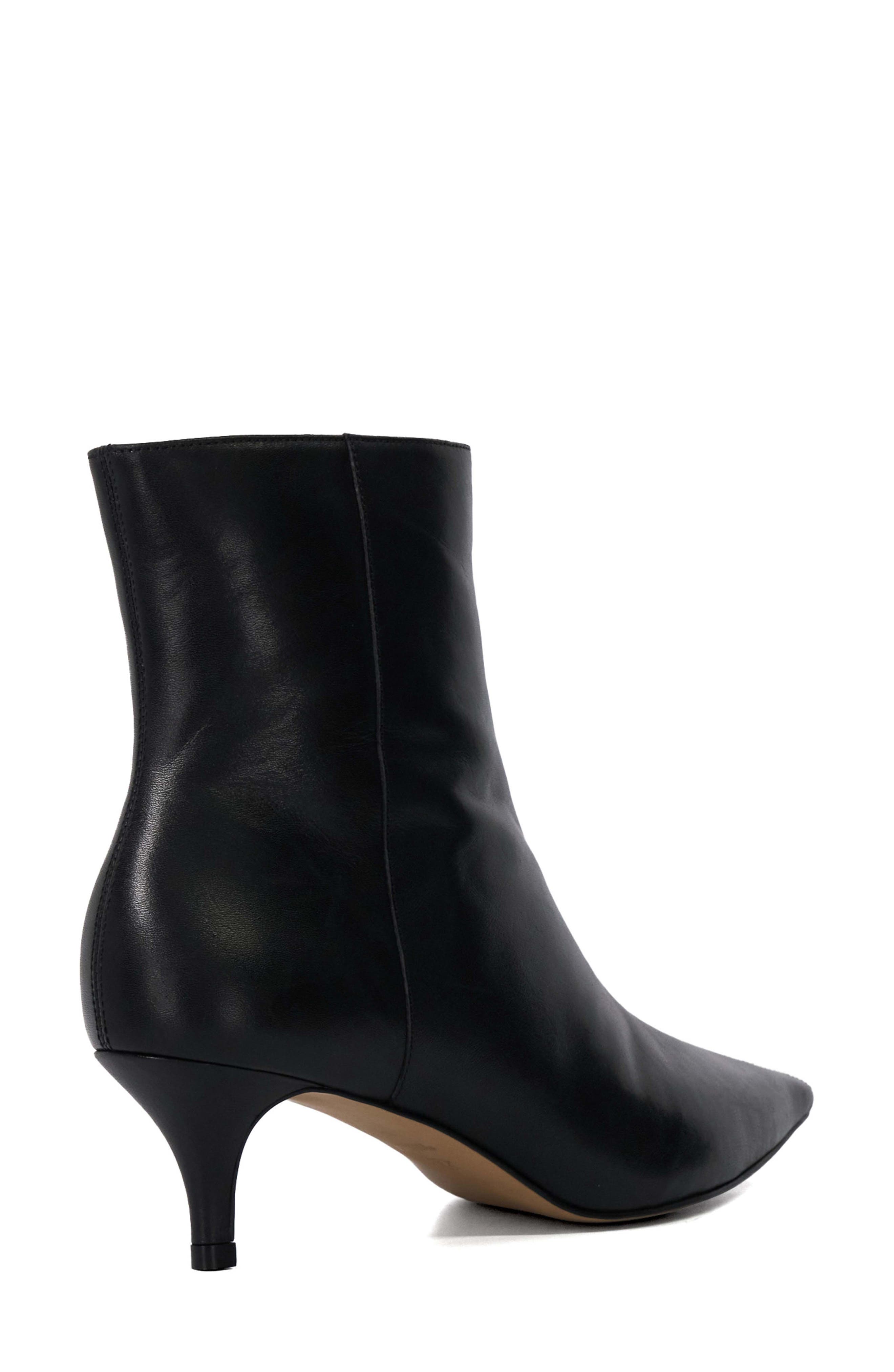 Dune London Offer Pointed Toe Kitten Heel Bootie, Alternate, color, 