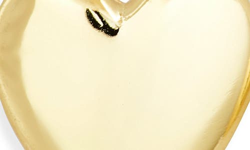 Argento Vivo Set Of 2 Faux Pearl & Heart Stud Earrings In Gold