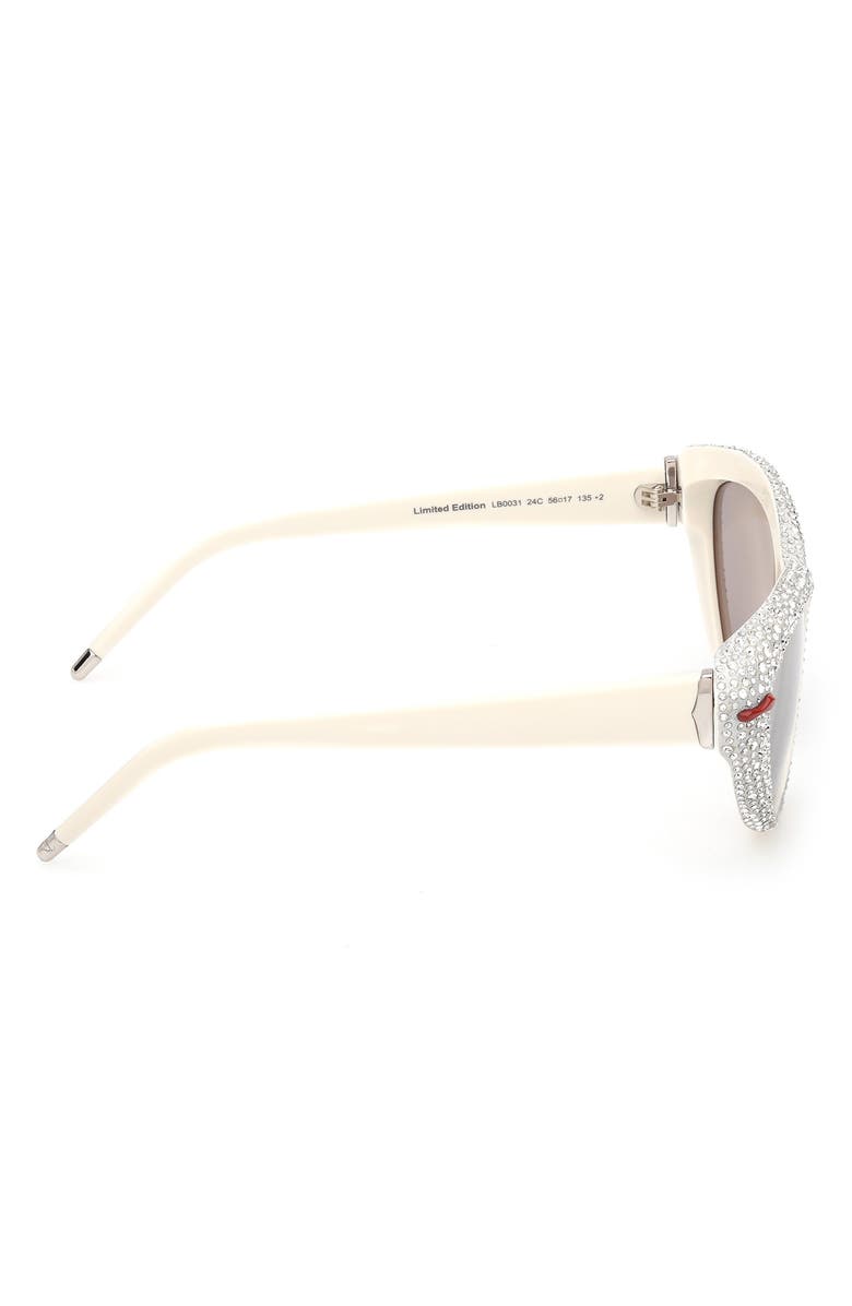 Christian Louboutin 56mm Cat Eye Sunglasses, Alternate, color,