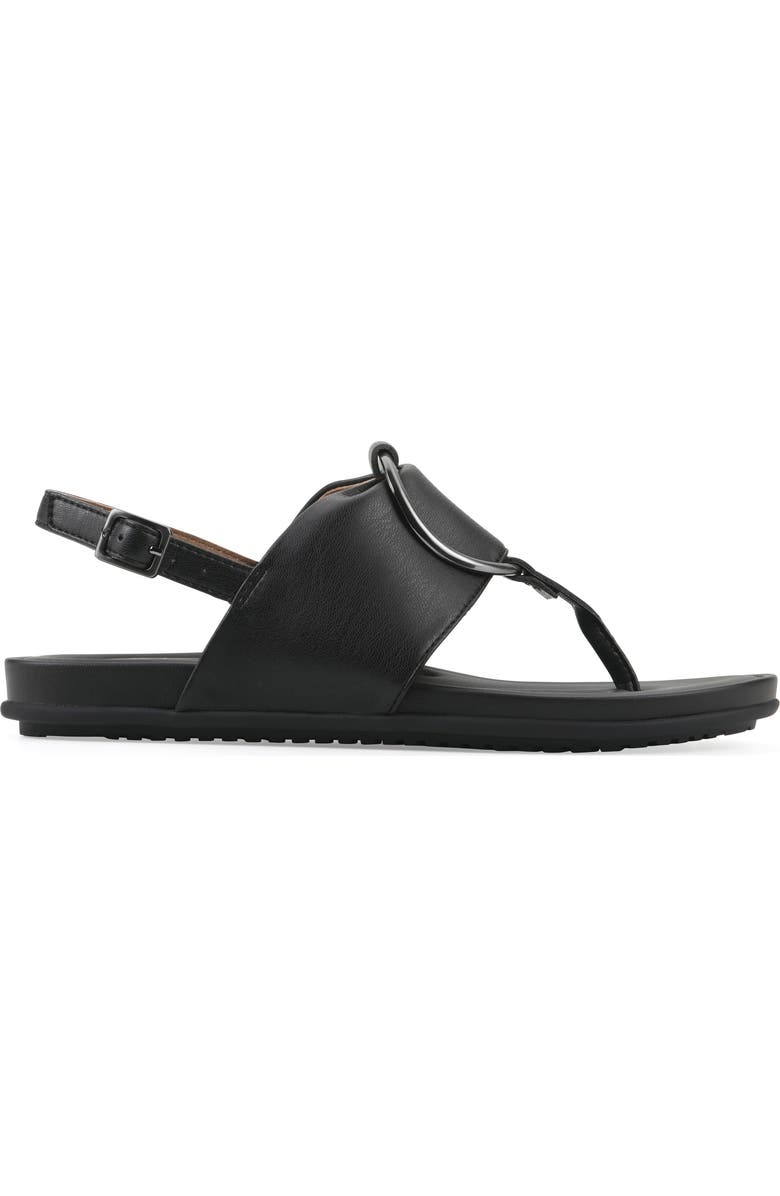 White Mountain Footwear Alicorn Slingback Sandal, Alternate, color, Black/ Black/ Smooth