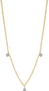 Bony Levy 18K Gold Pavé Diamond Charm Necklace