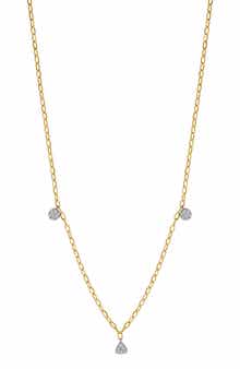 Bony Levy 18K Gold Pavé Diamond Charm Necklace