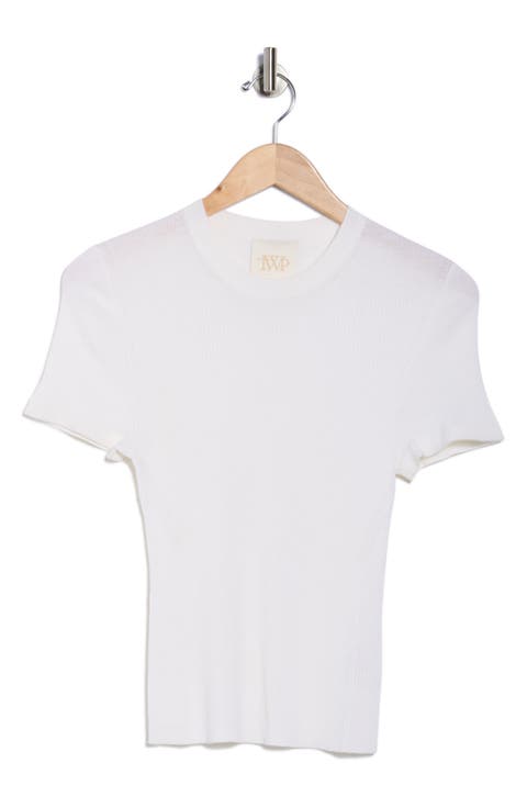 Tease Short Sleeve Wool Sweater