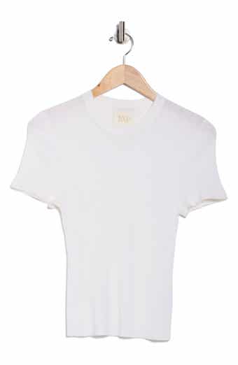 TWP Tease Short Sleeve Wool Sweater