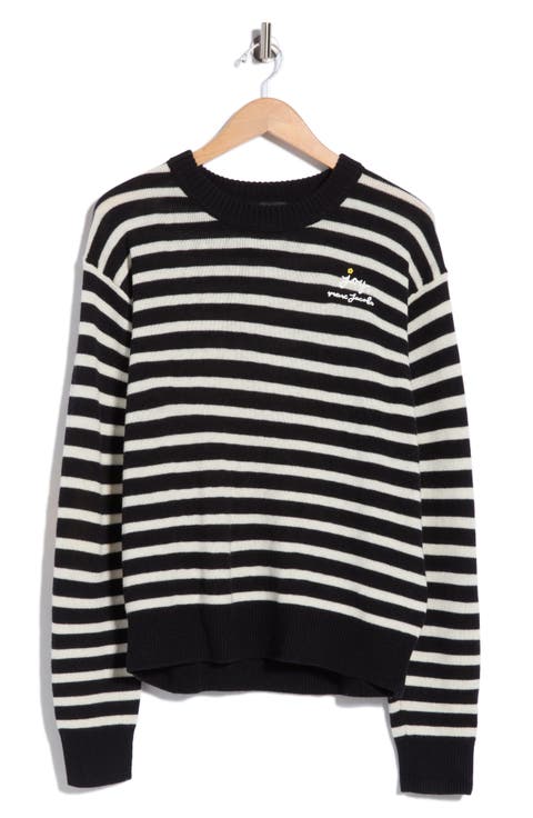 Joy Striped Crewneck Sweater
