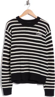 Marc Jacobs Joy Striped Crewneck Sweater