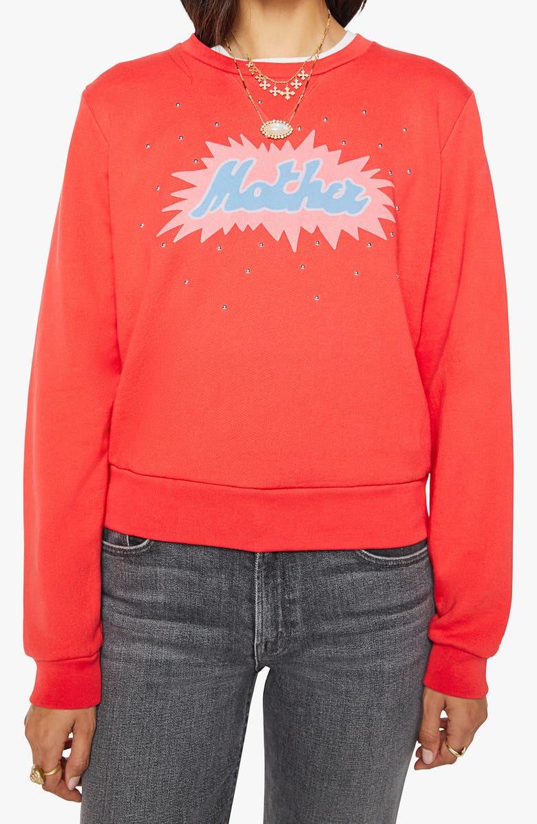 MOTHER The Dorito Camper Graphic Sweatshirt, Main, color, Lil Firework