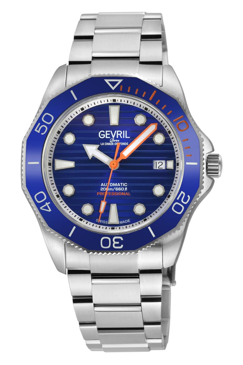 Pier 90 Bracelet Watch, 42mm, Main, color, SILVER