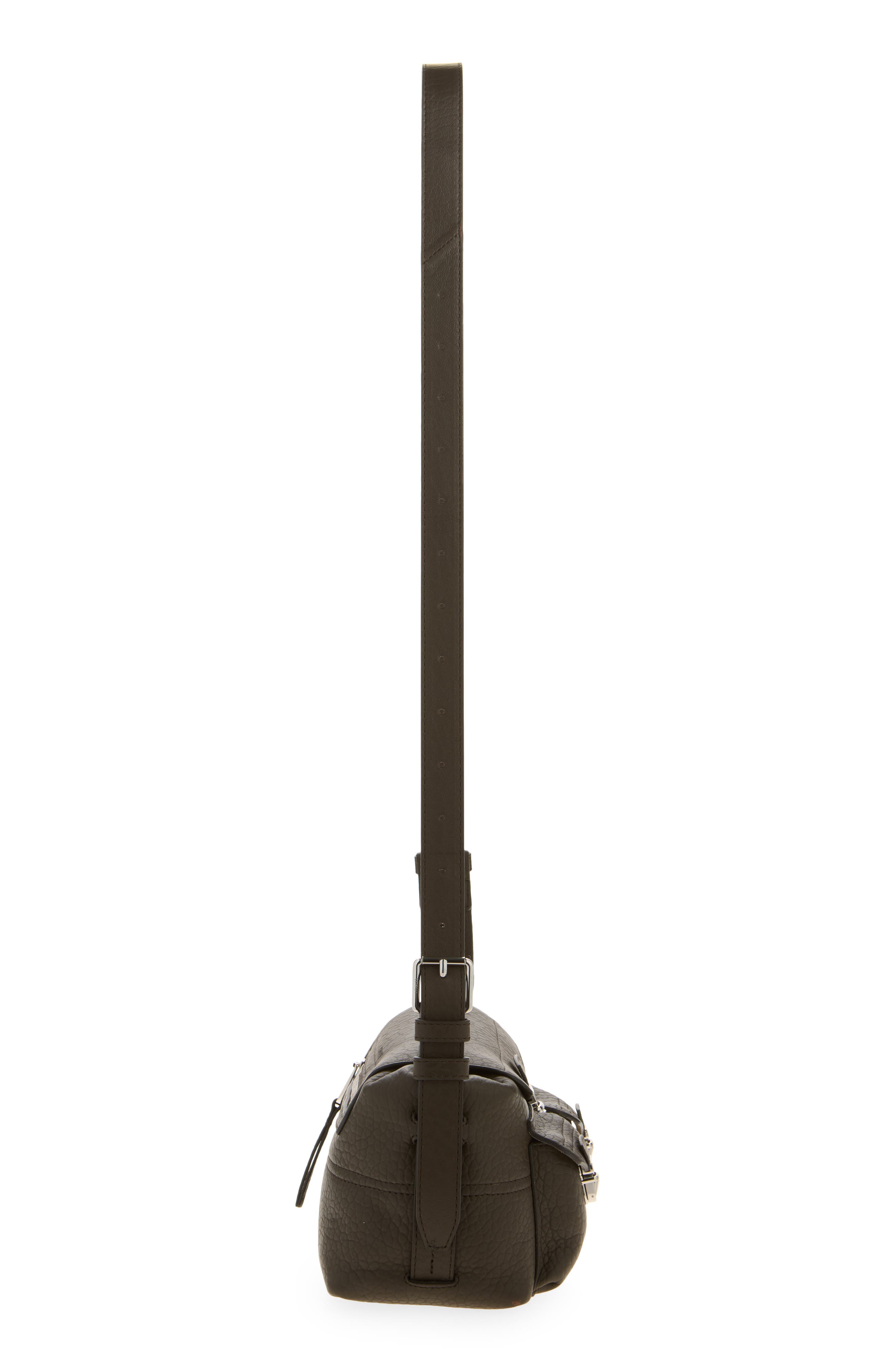 Mini Soft Gear Leather Shoulder Bag, Alternate, color, PEPE