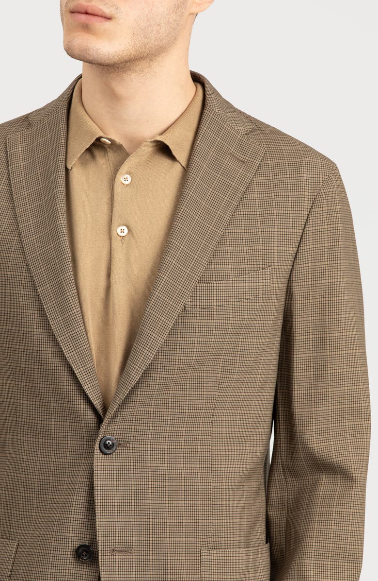 Boglioli K-Jacket Check Virgin Wool Sport Coat, Alternate, color, 