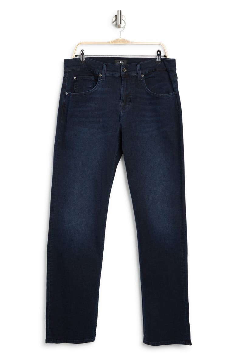 Austyn Squiggle Stretch Straight Leg Jeans, Alternate, color, DEEP ROCKY